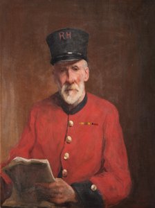Portrait of an In-Pensioner by English School English School