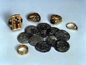 Rings from the Thame Hoard and Ten Silver Groats Found in the River Thame, Terminal Date 1457