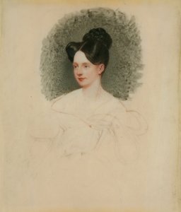 Unfinished portrait of Marianne Cregoe Colmare (later Mrs Baurton Bennett) c.1833-34