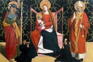 Virgin with Child between St James and bishop