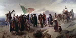 Annexation of the Abruzzo Region to Unified Italy in 1861 by Enrico Gamba
