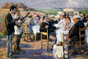 Fat and Thin (1899) by Enrico della Lionne