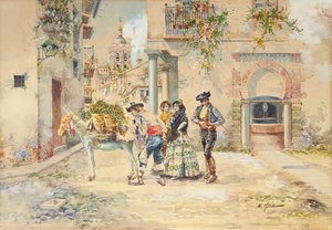 The Street Seller by Enrique Marin Higuero