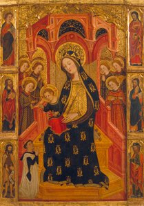 Virgin of the Angels by Enrique de (fl.1372 1400) Estencop