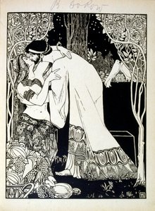Solomon and Sheba, from the book Judah illustrated by Ephraim Moses Lilien
