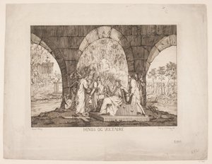 Minos and Voltaire by Erasmus Cristoffer Karlebye
