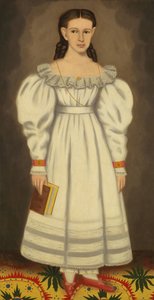Girl of the Bangs-Phelps Family, ca. 1848 by Erastus Salisbury Field