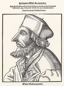 John Hus by Erhard Schon