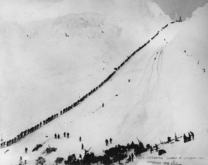 Packers Ascending the Summit of Chilkoot Pass, from 