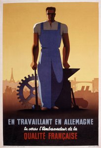 French Propaganda Poster for STO by Eric Castel