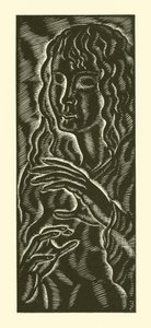 Blind girl by Eric Gill