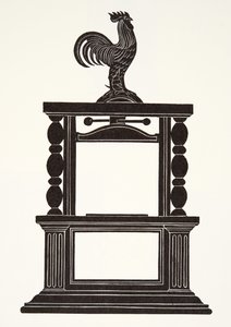 Cockerel and the Printing Press