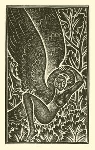 Leda Loved by Eric Gill