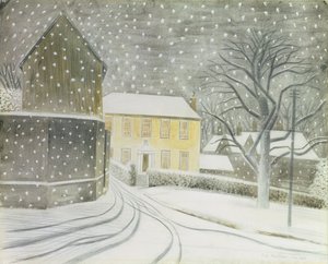 Halstead Road in Snow