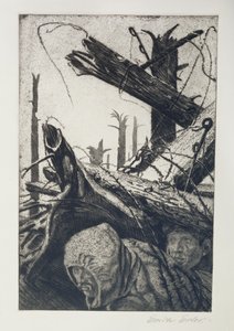 Listening Post, illustration from a folio of prints published in Leipzig