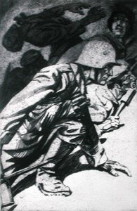The Storm, illustration from a folio of prints published in Leipzig