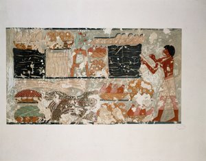 A Scribe Registering Nubian Tribute