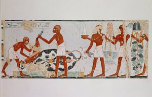 Butchers and bearers of offerings