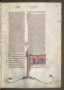 Full Page: Text and Historiated Initial by Erich Lessing