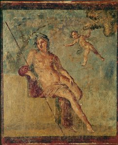 Ganymede: Wall Painting from Pompeii, Italy by Erich Lessing