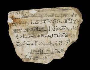 In a Short Letter, Qenherkhepechef Asks the Lady Inerouaou to Consult a Clairvoyant About the Death of His Two Children