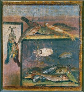 Still Life with Birds, Fish, and Octopus