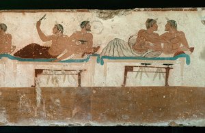 The funeral banquet by Erich Lessing