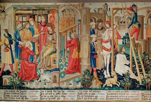 The Miracle of Saint Quentin: The Priest Complains to the Provost and the Thief is Sentenced to Death by Hanging by Erich Lessing