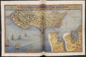 Two full pages: map by Erich Lessing