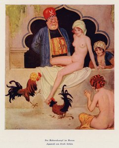 The Cockfight in the Harem