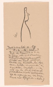 Caricature Figure, Idealists II and Further Annotations by Erich Wichmann