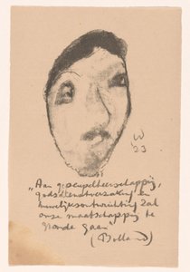 Caricature of Gerard Bolland by Erich Wichmann