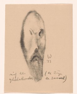 Caricature of a Bearded Man (Idealists II and Further Annotations)