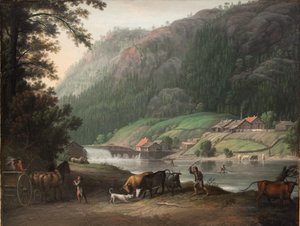 Tistedalen near Frederikshald in Norway