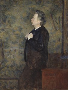 Portrait of Edvard Grieg by Erik Theodor Werenskiold