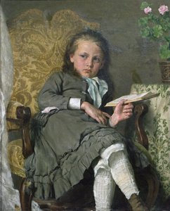 Girl in Chair by Erik Theodor Werenskiold