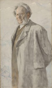 Portrait of Henrik Ibsen, 1895 by Erik Theodor Werenskiold