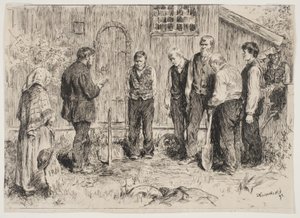 A Poor Burial in a Norwegian Mountain Village