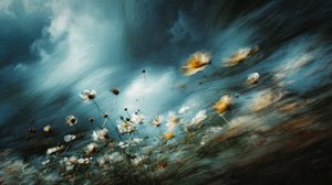 Stormy Wildflowers by Erkan Camlilar