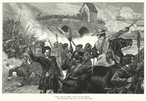 The Battle Of Bothwell Bridge (engraving) by Ernest (after) Crofts
