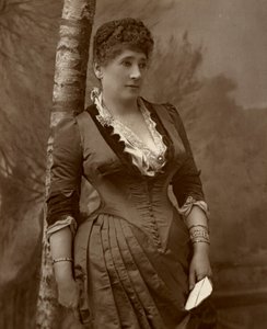 Mrs John Wood, British actress and theatre manager by Ernest Barraud