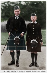 The Prince of Wales and Prince Henry by Ernest Brooks