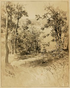 New York, Site of Fort Washington, Looking at Fort Lee