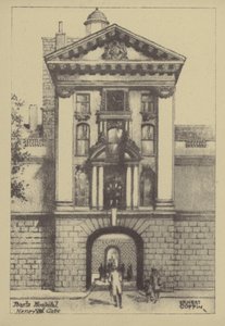 Barts Hospital, Henry VIII Gate by Ernest Coffin