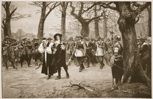 Charles I on His Way to Execution, Illustration from 