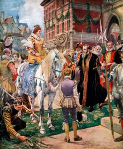 Queen Elizabeth Opening the Royal Exchange in 1570