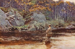 Trout fishing in Galloway by Ernest Edward Briggs