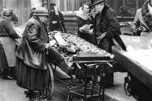 A Typical Fruit Seller, Paris by Ernest Flammarion