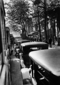 Traffic on the Grands Boulevards, Paris, 1931