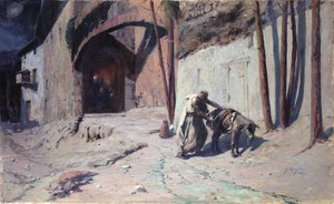 The Flight into Egypt or, Joseph Putting a Pack on his Donkey, 1894